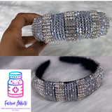 Rhinestone Bead Covered Headband