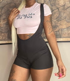 Black Unitard Romper without Top