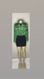 Sold Warm Cropped Zipper Puffer Coat
