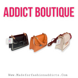 Front Snap Handbag Shoulder Strap Purse