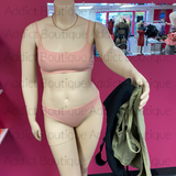 Solid Simple Bra and Thong Set