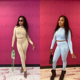 Long Sleeve Crop Top Shirt with Fleece Inside