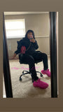 “Throw Me On” Oversized Pants Only (Blue, Black & Pink)