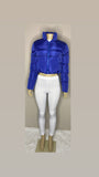 Sold Warm Cropped Zipper Puffer Coat