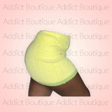 Fuzzy High Waist Cute Mini Skirt