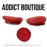 Red Paris Fashion Beret "Crush On You"
